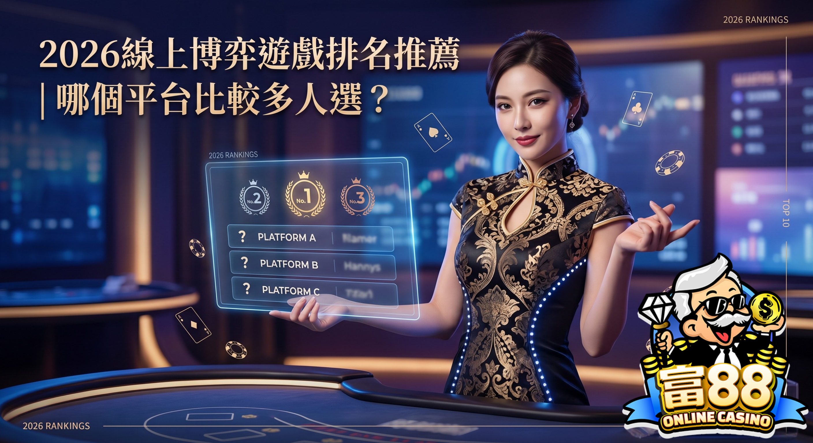 2026線上博弈遊戲排名推薦｜哪個平台比較多人選？