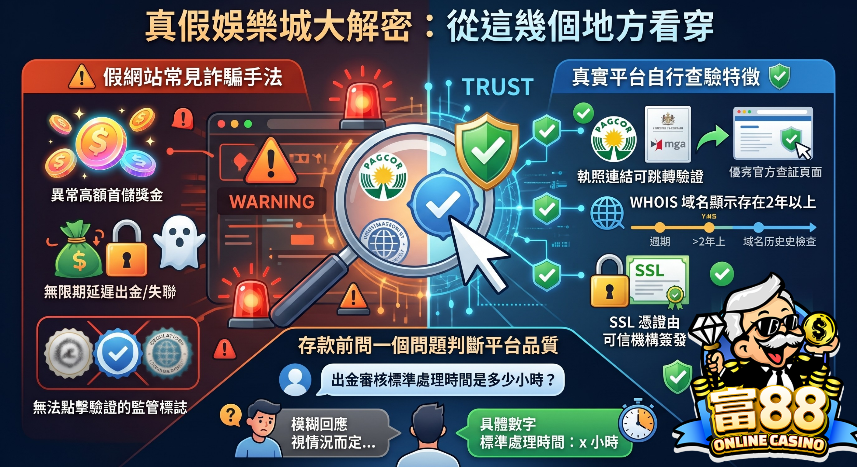 會出金的娛樂城跟假網站怎麼分？從這幾個地方看穿